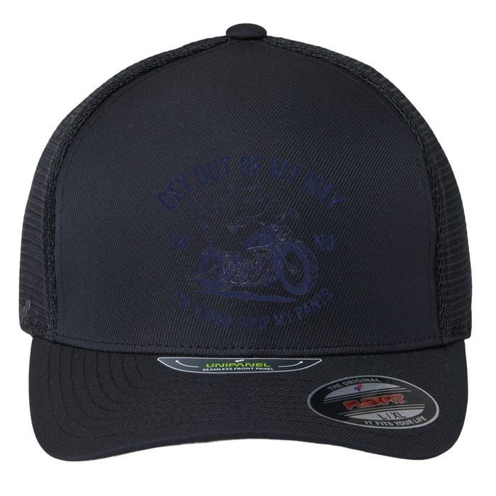 Get Out Of My Way Gonna Poop My Pants Funny Meme Flexfit Unipanel Trucker Cap