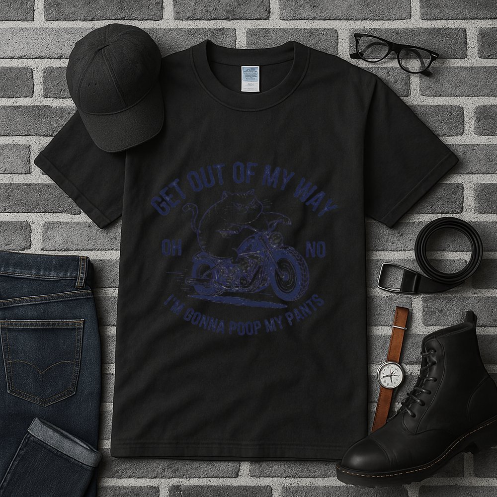 Get Out Of My Way Gonna Poop My Pants Funny Meme Tall T-Shirt