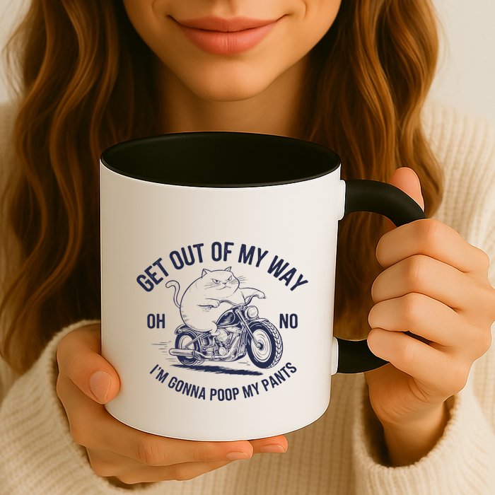 Get Out Of My Way Gonna Poop My Pants Funny Meme Mug