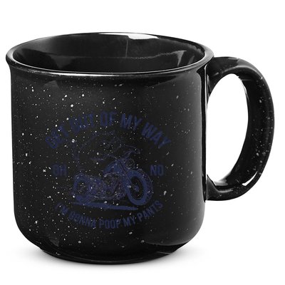 Get Out Of My Way Gonna Poop My Pants Funny Meme 15oz Campfire Ceramic Mug