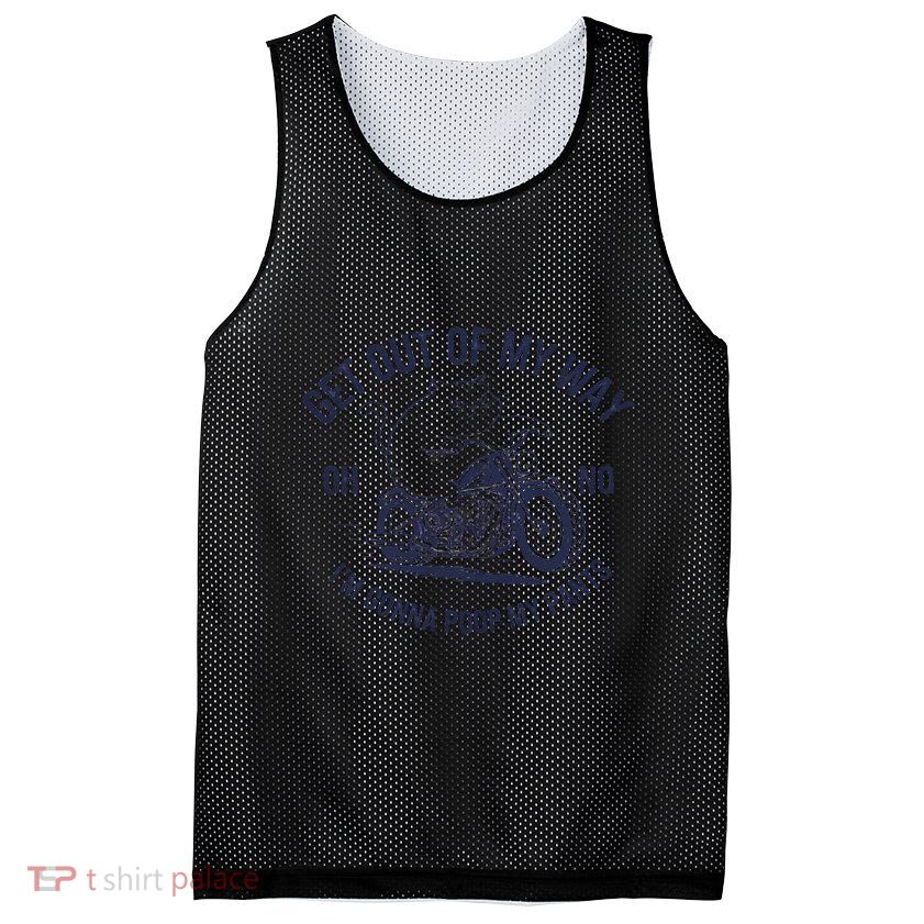Get Out Of My Way Gonna Poop My Pants Funny Meme Mesh Reversible Basketball Jersey Tank