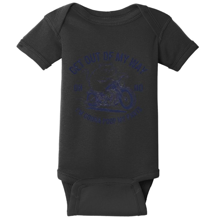 Get Out Of My Way Gonna Poop My Pants Funny Meme Baby Bodysuit
