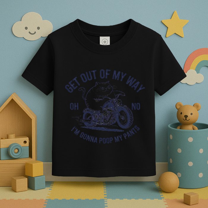 Get Out Of My Way Gonna Poop My Pants Funny Meme Toddler T-Shirt
