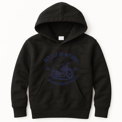 Get Out Of My Way Gonna Poop My Pants Funny Meme Kids Hoodie