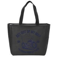 Get Out Of My Way Gonna Poop My Pants Funny Meme Zip Tote Bag