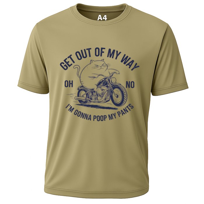 Get Out Of My Way Gonna Poop My Pants Funny Meme Performance Shirt