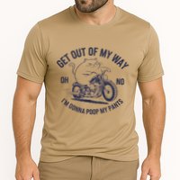 Get Out Of My Way Gonna Poop My Pants Funny Meme Performance Shirt
