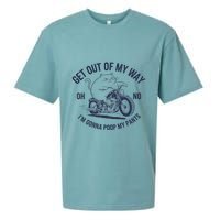 Get Out Of My Way Gonna Poop My Pants Funny Meme Sueded Cloud Jersey T-Shirt
