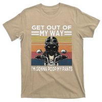 Get Out Of My Way Gonna Poop My Pants Funny Meme Cat Retro T-Shirt