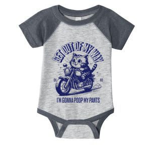 Get Out Of My Way Gonna Poop My Pants Funny Adult Humor Infant Baby Jersey Bodysuit