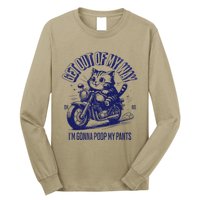 Get Out Of My Way Gonna Poop My Pants Funny Adult Humor Long Sleeve Shirt