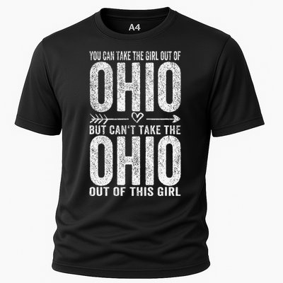 Girl Out Of Ohio Hometown Home Ohio Cooling Performance Crew T-Shirt