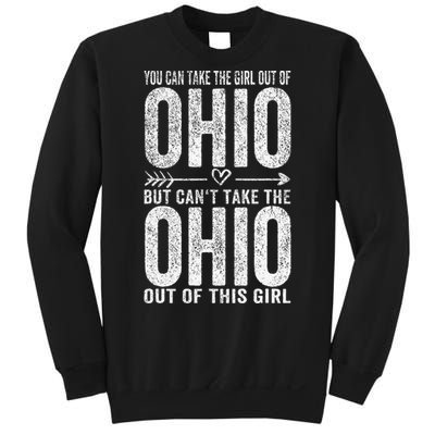 Girl Out Of Ohio Hometown Home Ohio Sweatshirt