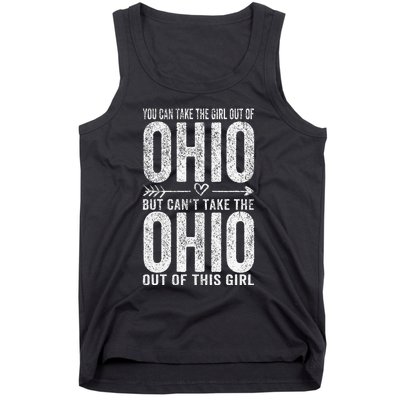 Girl Out Of Ohio Hometown Home Ohio Tank Top