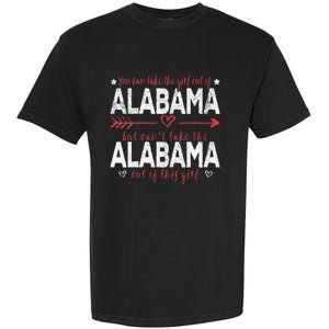 Girl Out Of Alabama Hometown Home Alabama Garment-Dyed Heavyweight T-Shirt