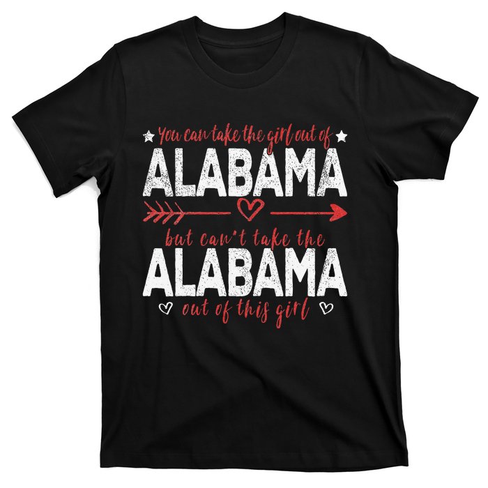 Girl Out Of Alabama Hometown Home Alabama T-Shirt