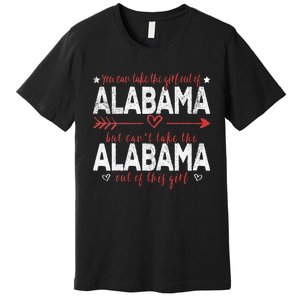 Girl Out Of Alabama Hometown Home Alabama Premium T-Shirt