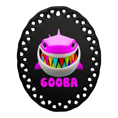 Gooba Shark Tekashi 6ix9ine Ceramic Oval Ornament