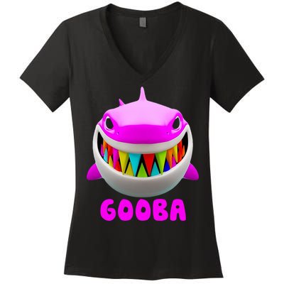 Gooba Shark Tekashi 6ix9ine Women's V-Neck T-Shirt
