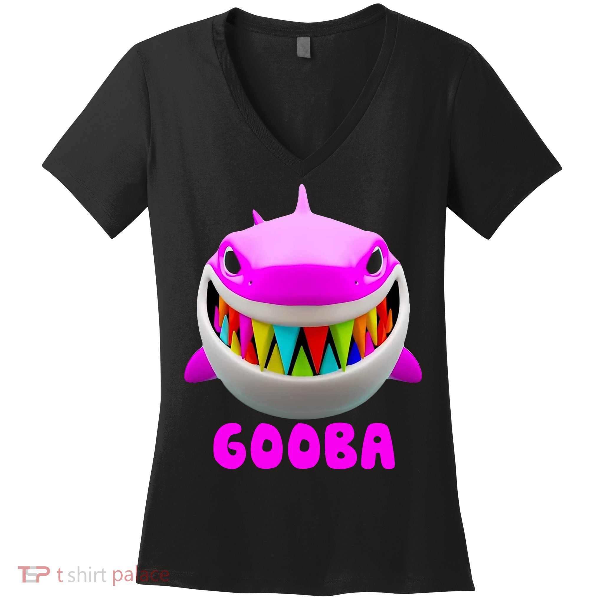 Gooba Shark Tekashi 6ix9ine Women's V-Neck T-Shirt