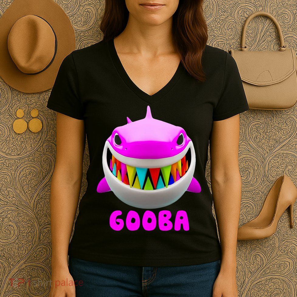 Gooba Shark Tekashi 6ix9ine Women's V-Neck T-Shirt