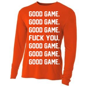 Good Game F You Cooling Performance Long Sleeve Crew