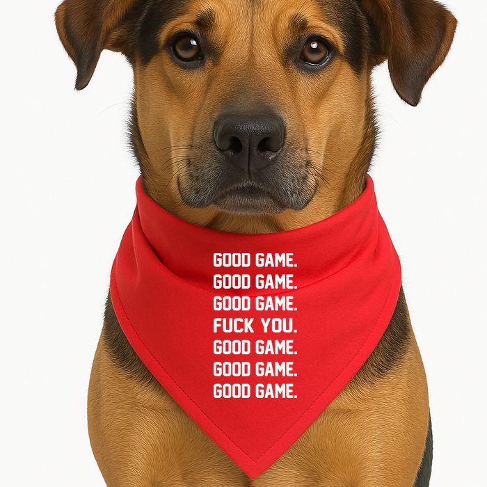 Good Game F You USA-Made Doggie Bandana