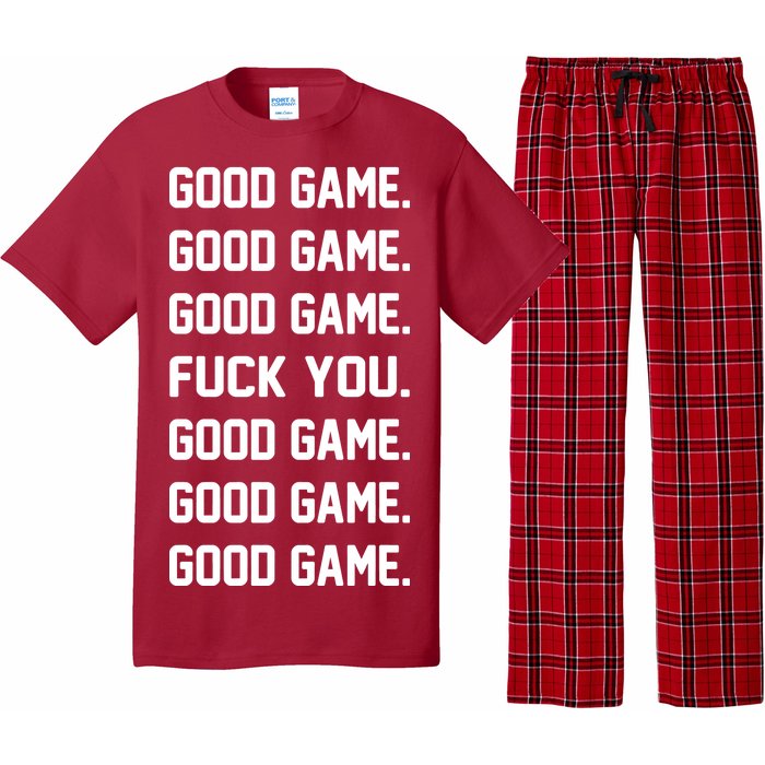 Good Game F You Pajama Set