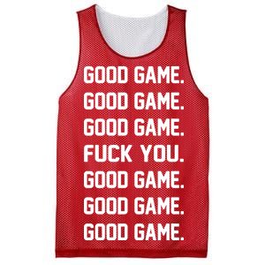 Good Game F You Mesh Reversible Basketball Jersey Tank