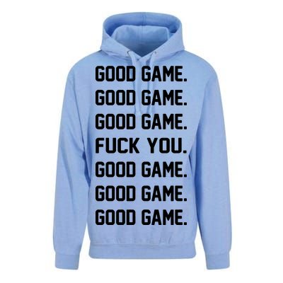 Good Game F You Unisex Surf Hoodie