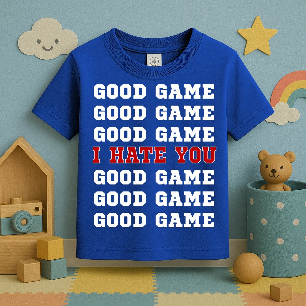 Good Game I Hate You Toddler T-Shirt