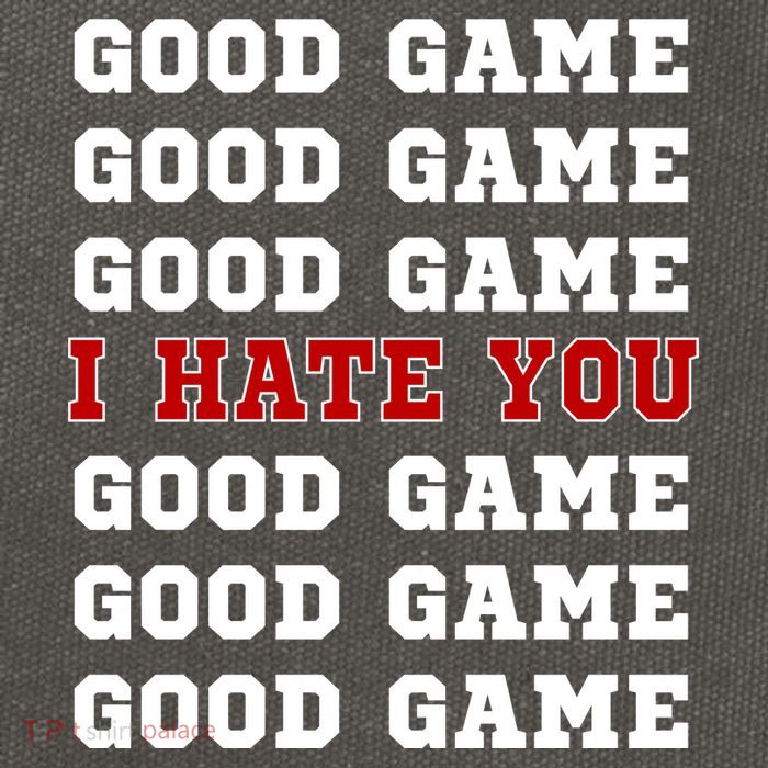 Good Game I Hate You Cotton Canvas Backpack