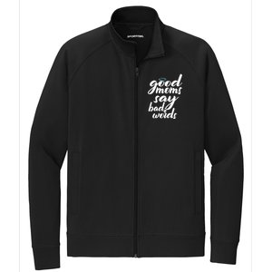 Good Moms Say Bad Words Stretch Full-Zip Cadet Jacket