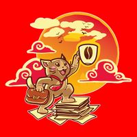 Good Mornign Coffe Cat T-Shirt