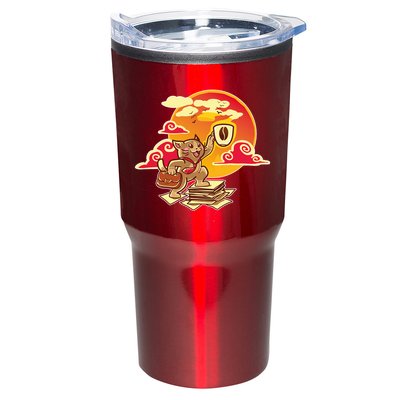 Good Mornign Coffe Cat Tumbler