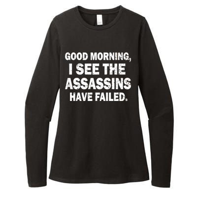 Good Morning Assassins Failed Womens CVC Long Sleeve Shirt