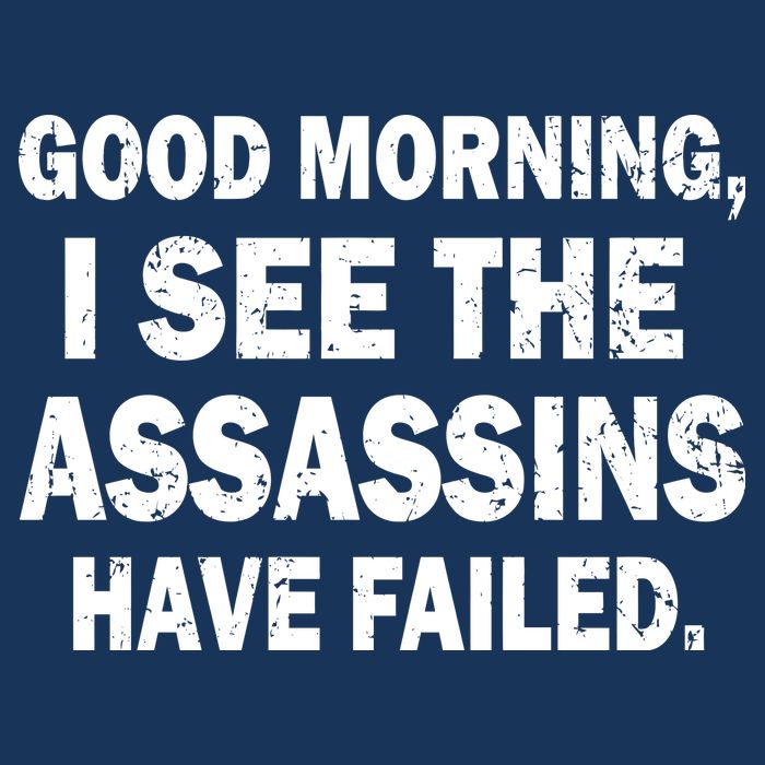 Good Morning Assassins Failed 7-Panel Snapback Hat
