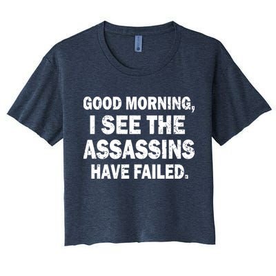Good Morning Assassins Failed Crop Top