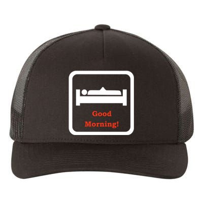 Good Morning Wood Funny Adult Humor Yupoong Adult 5-Panel Trucker Hat