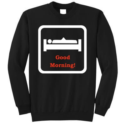 Good Morning Wood Funny Adult Humor Sweatshirt