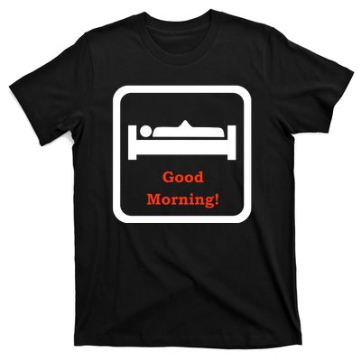 Good Morning Wood Funny Adult Humor T-Shirt