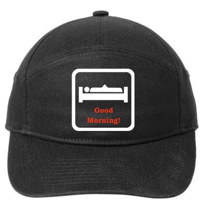 Good Morning Wood Funny Adult Humor 7-Panel Snapback Hat