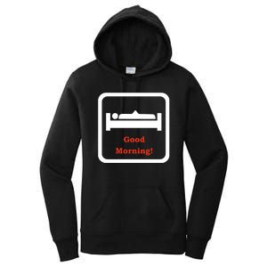 Good Morning Wood Funny Adult Humor Women's Pullover Hoodie