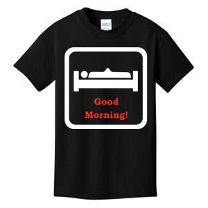 Good Morning Wood Funny Adult Humor Kids T-Shirt