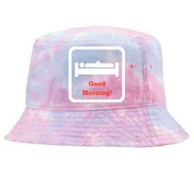 Good Morning Wood Funny Adult Humor Tie-Dyed Bucket Hat