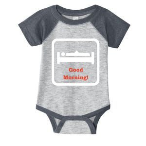 Good Morning Wood Funny Adult Humor Infant Baby Jersey Bodysuit