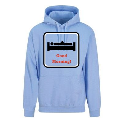 Good Morning Wood Funny Adult Humor Unisex Surf Hoodie