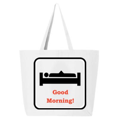 Good Morning Wood Funny Adult Humor 25L Jumbo Tote