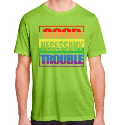 Good Necessary Trouble Rainbow Adult ChromaSoft Performance T-Shirt