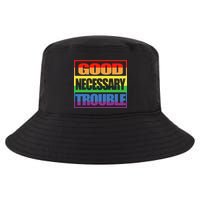 Good Necessary Trouble Rainbow Cool Comfort Performance Bucket Hat